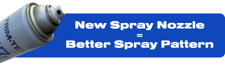 847au with the cap off next to New Spray Nozzle = Better Spray Pattern